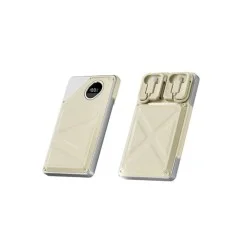 Power Bank 10000Mah Built-In Type-C & Lightning Porodo - White